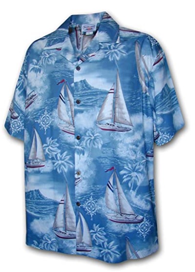 Sailboats Hawaiian Shirt Pacific Legend